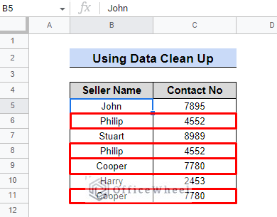 merge duplicate rows in google sheets simple method